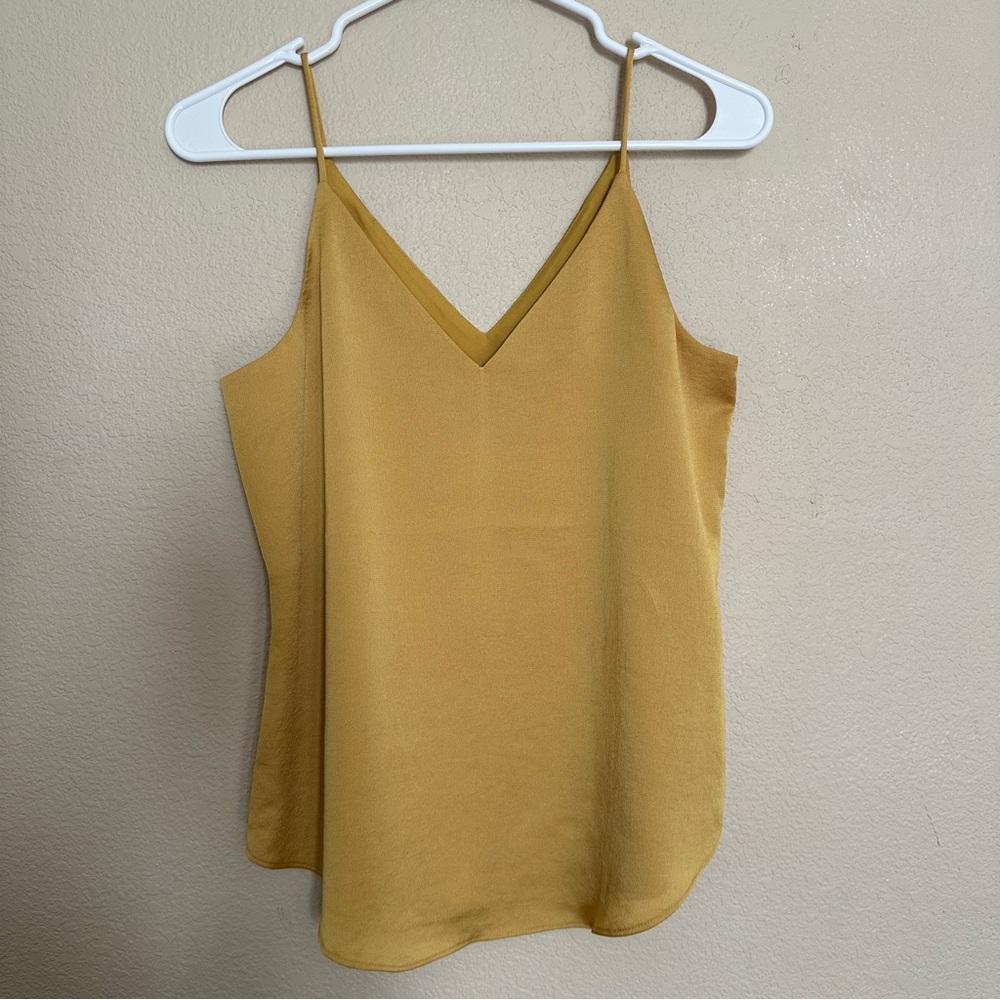 Express Gold Camisole V-Neck Top
